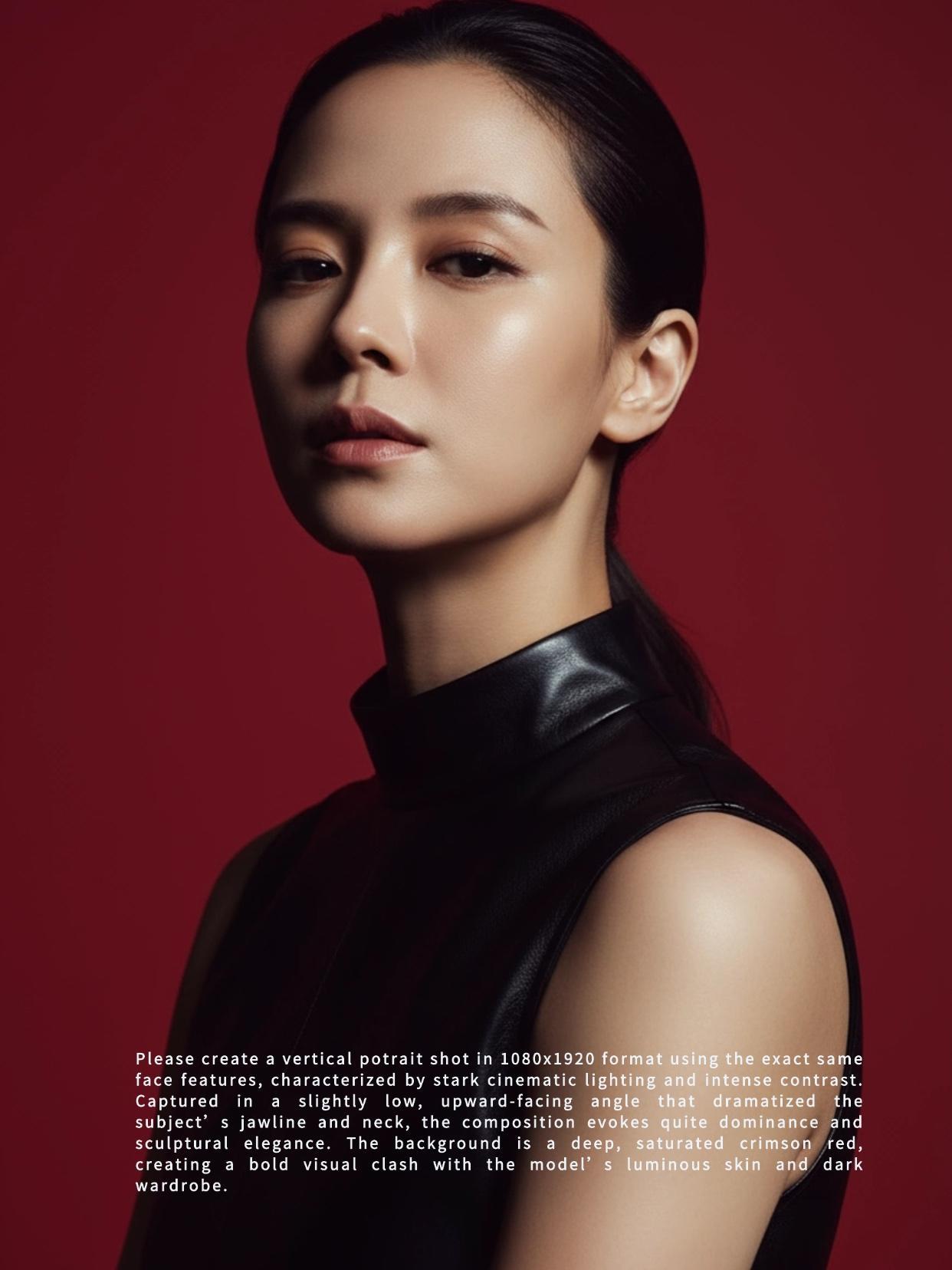 27 红色背景特写镜头